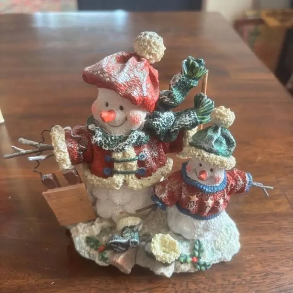 Snowman Collectible Figurine with Original Box